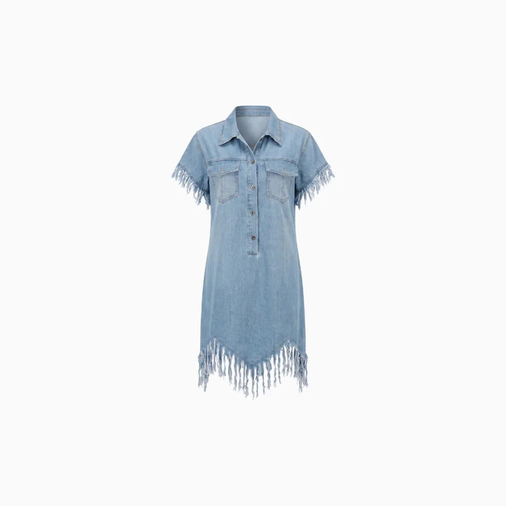 Lyssia | Denim Mini Dress for Women