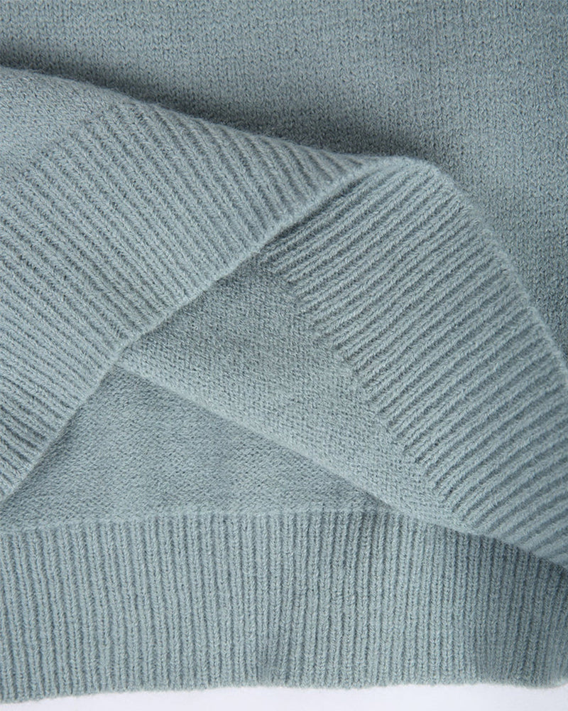 Zahara | Women's Geometric Knit Sweater - Long Sleeve Pattern Pullover