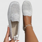 Lovira | Women's Comfortable Loafers – Cushioned Breathable Walking Fit-Women's Loafers-White-5-