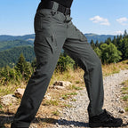 Trevio | Tactical Pants for Men - Quick Dry Stretch Nylon 9 Pocket Lightweight Cargo Fit-Tactical Pants-28W/30L-Camoufit