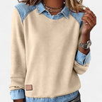 Chāme | Women's Sweater | Layered Collar Detail