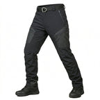 Levano | Softshell Tactical Pants for Men - Waterproof Fleece Lined Multi Pocket Winter Fit-Tactical Pants-28W/30L-Camoufit