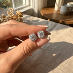 Elyra | Stud Earrings for Women - Sparkling Timeless Delicate Minimalist Elegant Fit-Earrings-Silver-Camoufit