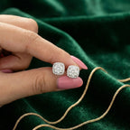Elyra | Stud Earrings for Women - Sparkling Timeless Delicate Minimalist Elegant Fit-Earrings-Silver-Camoufit