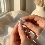 Elyra | Stud Earrings for Women - Sparkling Timeless Delicate Minimalist Elegant Fit-Earrings-Silver-Camoufit