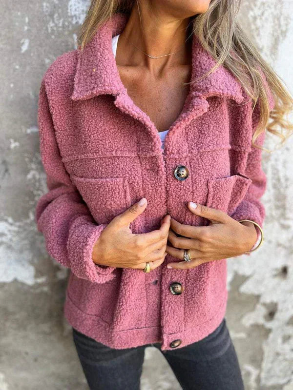 Luna | Women's Collared Cardigan Sweater - Button-Down Knit Polo Top & Casual Fall Layer