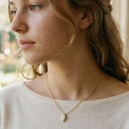 Rovelle | Marquise Pendant Necklace for Women - Sparkling Stone Elegant Minimalist Fit-Necklaces-Gold-Camoufit