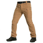 Caldor | Tactical Cargo Pants for Men - Water Resistant Stretch Slim Fit-Tactical Cargo Pants-Brown-S-Camoufit