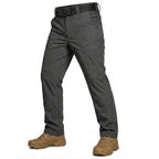 Norvin | Cargo Pants for Men - Water Resistant Stretch Multi Pocket Fit-Tactical Cargo Pants-Black-S-Camoufit