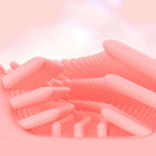 Soft silicone toothbrush bristle head, pink electric toothbrush bristles