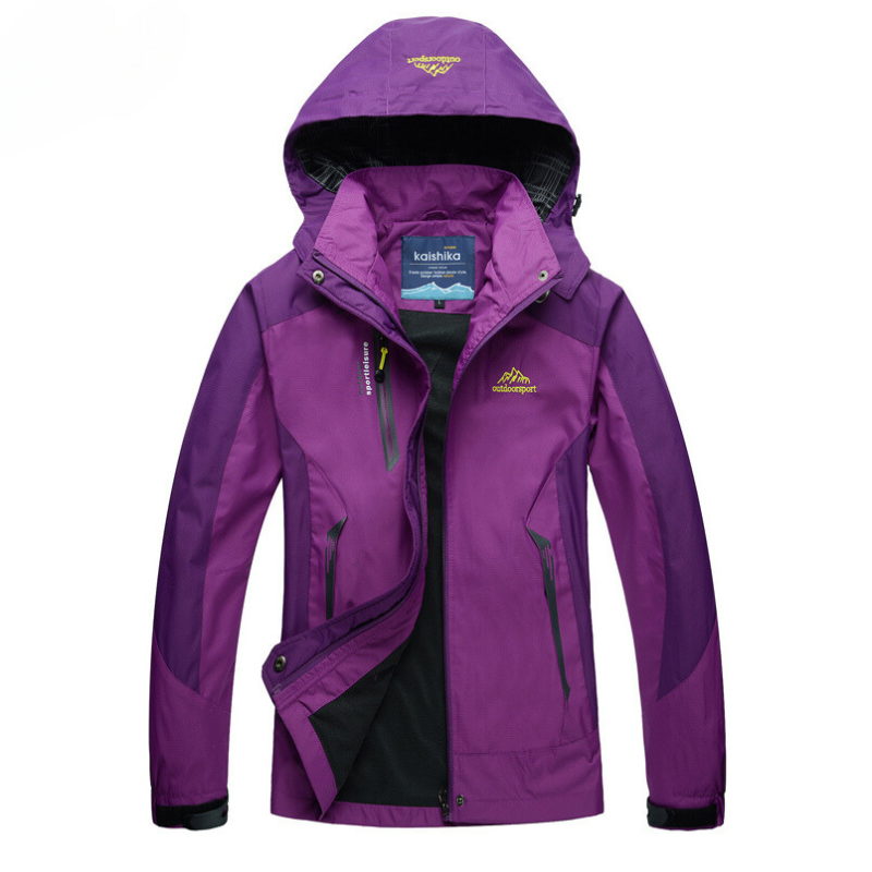 Bersh | Women's Waterproof Jacket Hooded - [Color] Raincoat Windproof