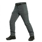 Valtor | Cargo Pants for Men - Lightweight Quick Dry Nylon Multi Pocket Slim Outdoor Fit-Tactical Pants-Grey-28W/30L-Camoufit
