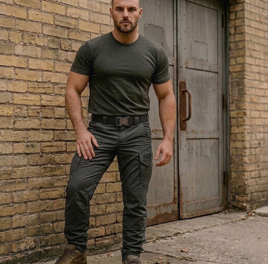 Salvio | Tactical Pants for Men - Rip Stop Water Resistant Slim Fit-Men's Tactical Pants-S-Camoufit