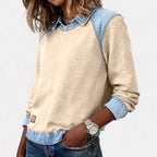 Chāme | Women's Sweater | Layered Collar Detail