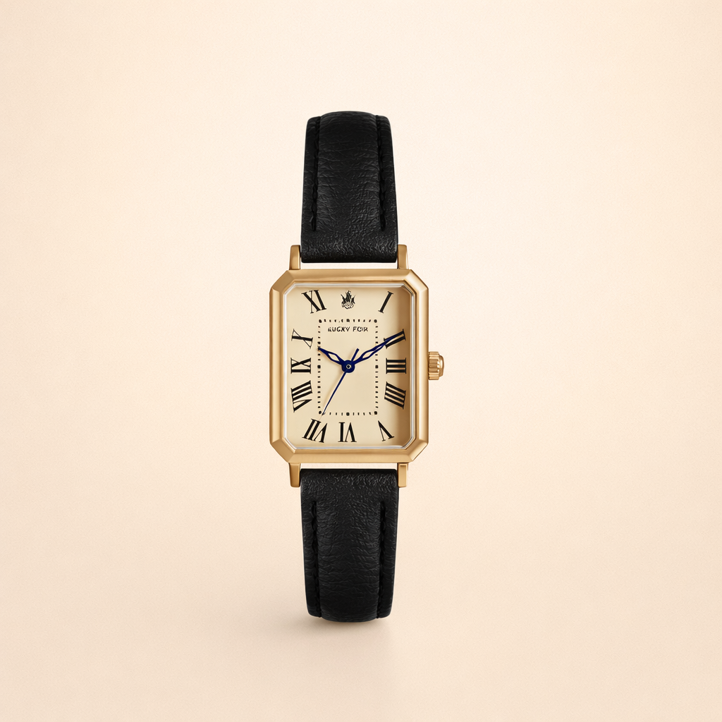 Rovelle | Gold Watch for Women - Stainless Steel Elegant Fit-Watches-Black-Camoufit
