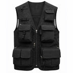 Corvin | Utility Vest for Men - 16 Pocket Quick Dry Mesh Back Fit-Tactical Jackets-Black-XS-Camoufit