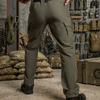Trevio | Tactical Pants for Men - Quick Dry Stretch Nylon 9 Pocket Lightweight Cargo Fit-Tactical Pants-28W/30L-Camoufit