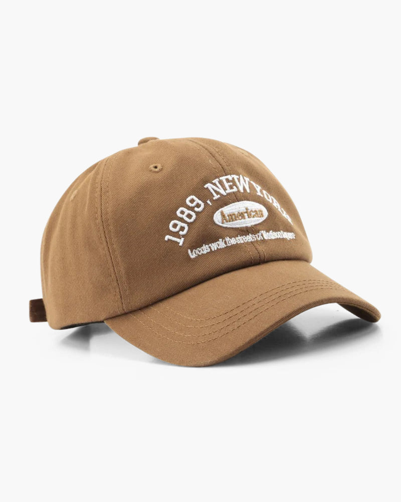 Ravello | Baseball Cap for Men - Curved Brim Embroidered Adjustable Casual Everyday Fit-Men's Cap-Brown-Camoufit