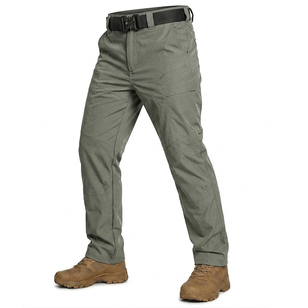 Norvin | Cargo Pants for Men - Water Resistant Stretch Multi Pocket Fit-Tactical Cargo Pants-Army Green-S-Camoufit
