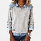 Chāme | Women's Sweater | Layered Collar Detail