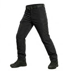Valtor | Cargo Pants for Men - Lightweight Quick Dry Nylon Multi Pocket Slim Outdoor Fit-Tactical Pants-Black-28W/30L-Camoufit