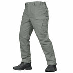 Santor | Tactical Pants for Men - Waterproof Rip Stop Cotton Blend 9 Pocket Cargo Combat Fit-Tactical Pants-Army Green-28W/32L-Camoufit