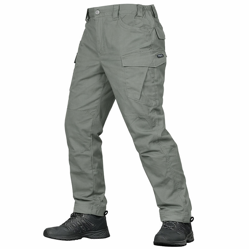 Santor | Tactical Pants for Men - Waterproof Rip Stop Cotton Blend 9 Pocket Cargo Combat Fit-Tactical Pants-Army Green-28W/32L-Camoufit