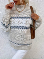 Zahara | Women’s Sweater | Geometric Pattern Design