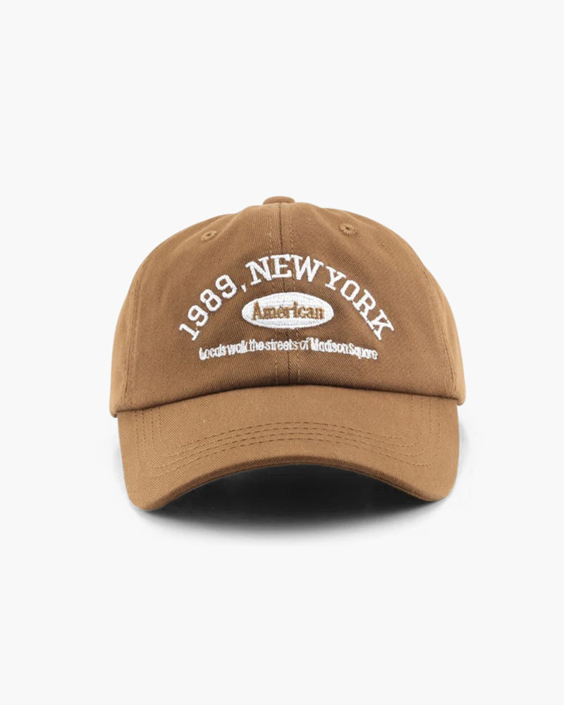 Ravello | Baseball Cap for Men - Curved Brim Embroidered Adjustable Casual Everyday Fit-Men's Cap-Brown-Camoufit
