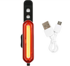 Bike LED Rear Light – Detachable USB Rechargeable Bike Tail Light, Tool-Free Mount, 4 Colors