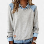 Chāme | Women's Sweater | Layered Collar Detail