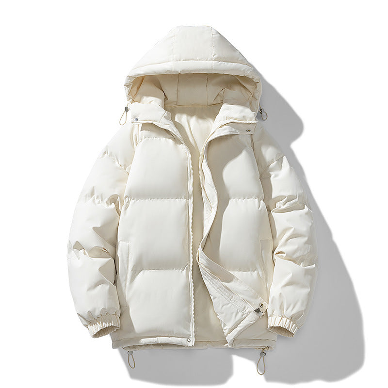 Ranches | Men's Quilted Puffer Winter Coat Hood Zip