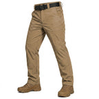 Norvin | Cargo Pants for Men - Water Resistant Stretch Multi Pocket Fit-Tactical Cargo Pants-Coyote-S-Camoufit