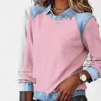 Chāme | Women's Sweater | Layered Collar Detail
