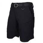 Vireon | Tactical Shorts for Men - All Terrain Quick Dry Rip Stop 8 Pocket Stretch Cargo Fit-Tactical Shorts-Black-30W-Camoufit