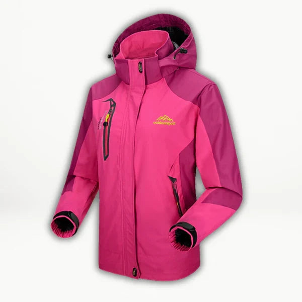 Bersh | Women's Waterproof Jacket Hooded - [Color] Raincoat Windproof