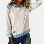 Chāme | Women's Sweater | Layered Collar Detail