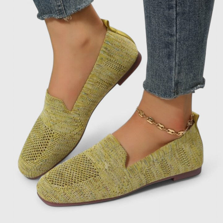 Lovira | Women's Comfortable Loafers – Cushioned Breathable Walking Fit-Women's Loafers-Green-5-