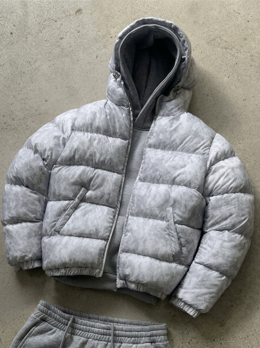 Calico | Warm and Practical Men's Quilted Jacket