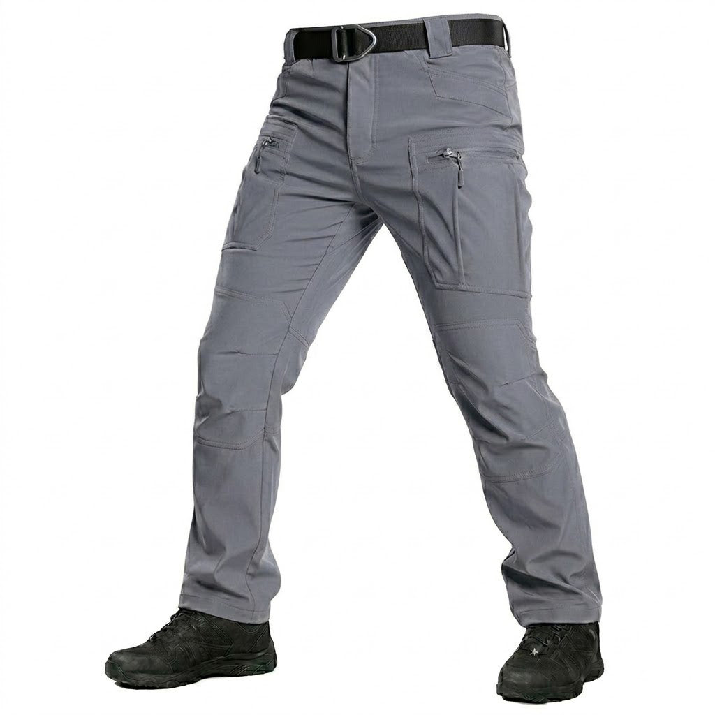 Caldor | Tactical Cargo Pants for Men - Water Resistant Stretch Slim Fit-Tactical Cargo Pants-Gray-S-Camoufit