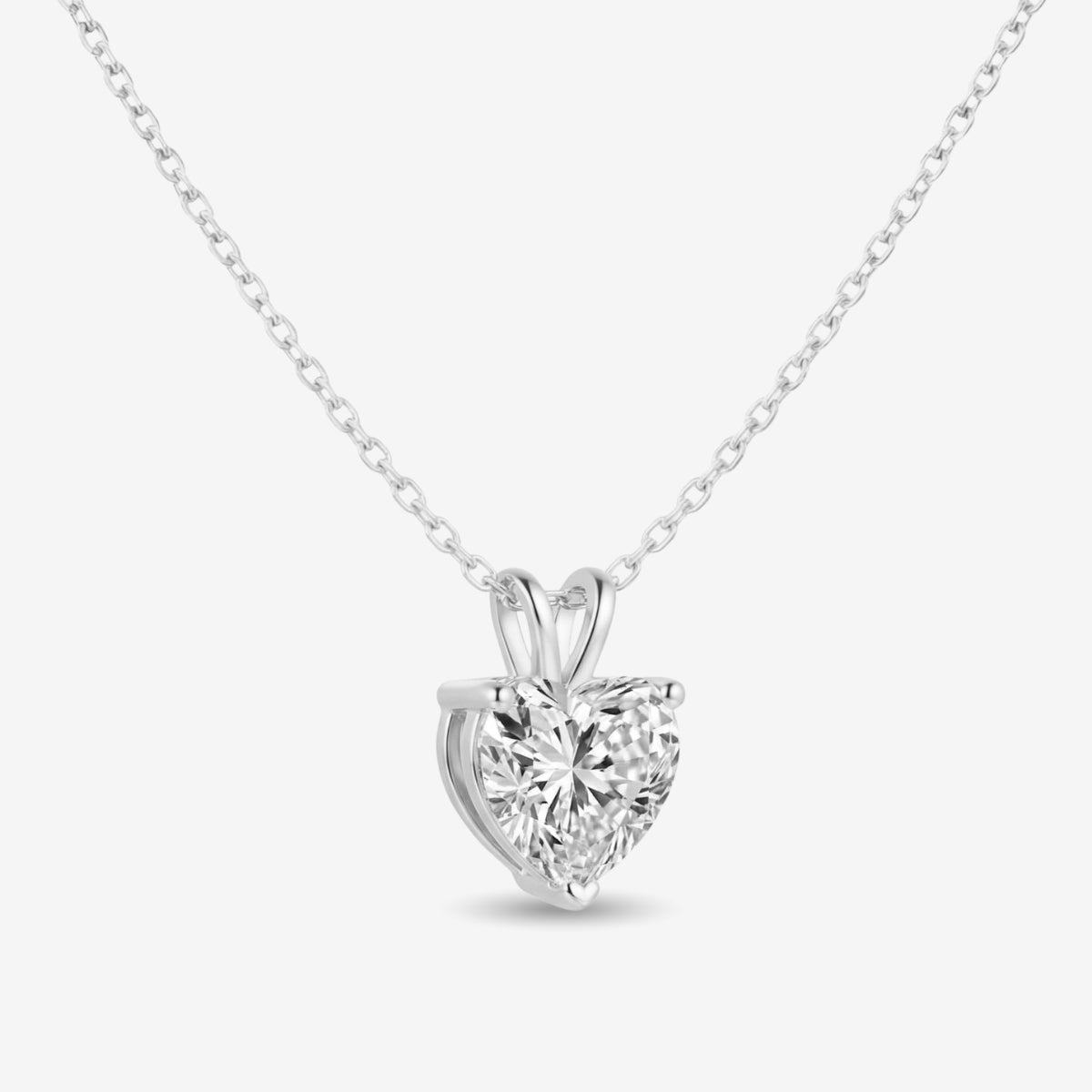 Fiorisse | Heart Cut Pendant Necklace for Women - Gold Delicate Elegant Romantic Fit-Necklaces-Gold-Camoufit