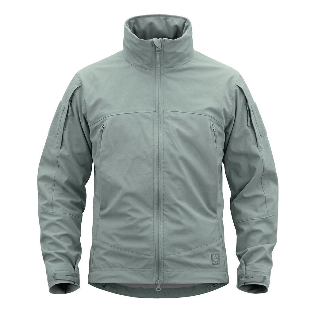 Alvaro | Softshell Tactical Jacket for Men - Waterproof Fleece Lined Fit-Tactical Jackets-Army Green-S-Camoufit