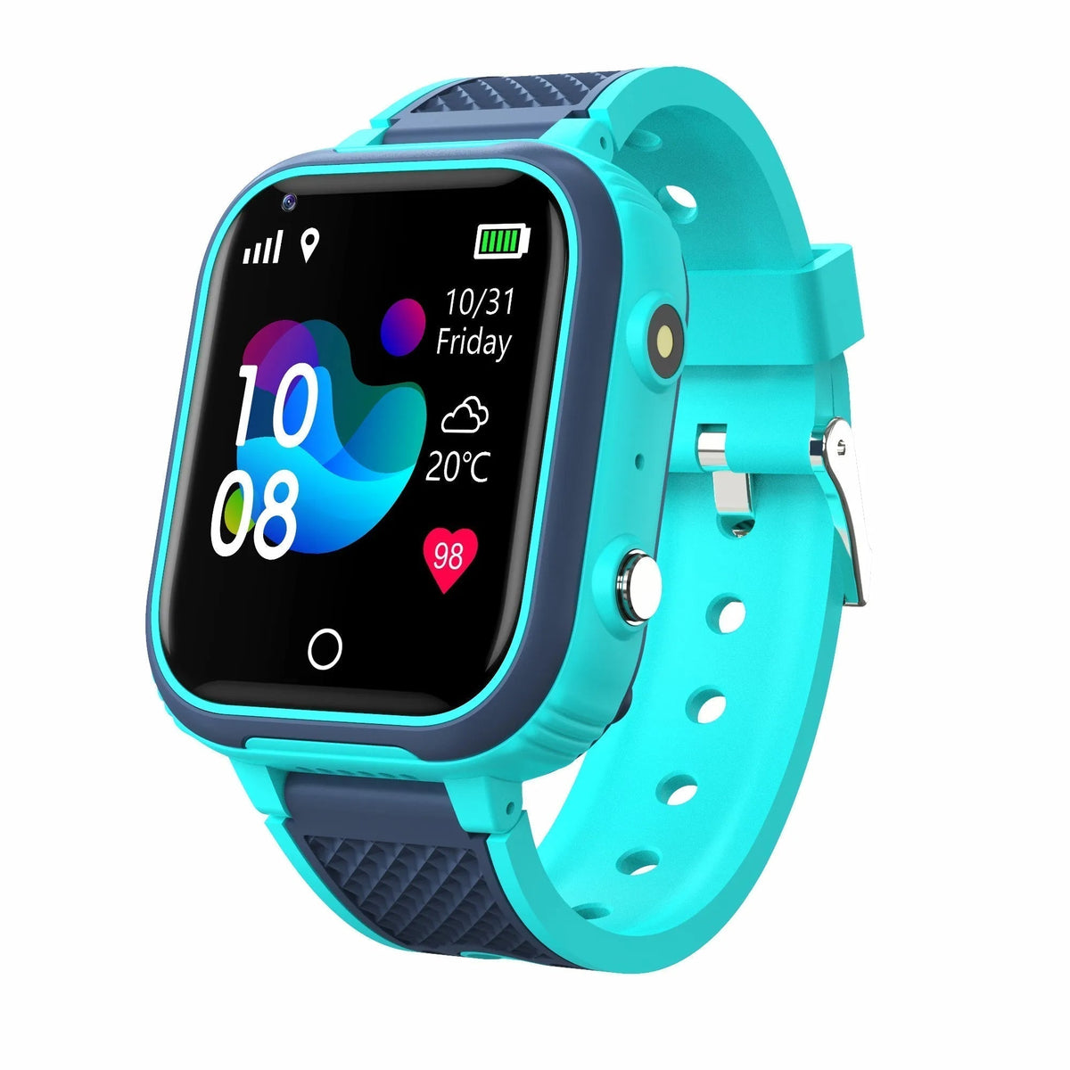 4G Smartwatch for Children - KidGuardian-Black-State of Style