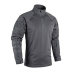 Ventor | Tactical Combat Shirt for Men - Long Sleeve Half Zip Outdoor Fit-Tactical Top-Grey-S-Camoufit