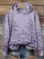 Flōre | Women’s Hoodies | Floral Embroidery