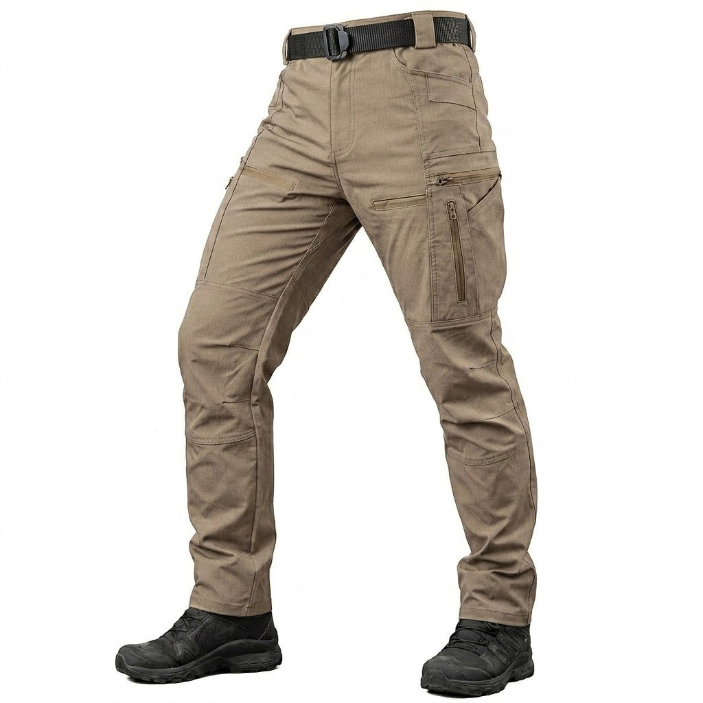 Veylor | Tactical Cargo Pants for Men - Water Resistant Multi Pocket Fit-Tactical Cargo Pants-Khaki-S-Camoufit