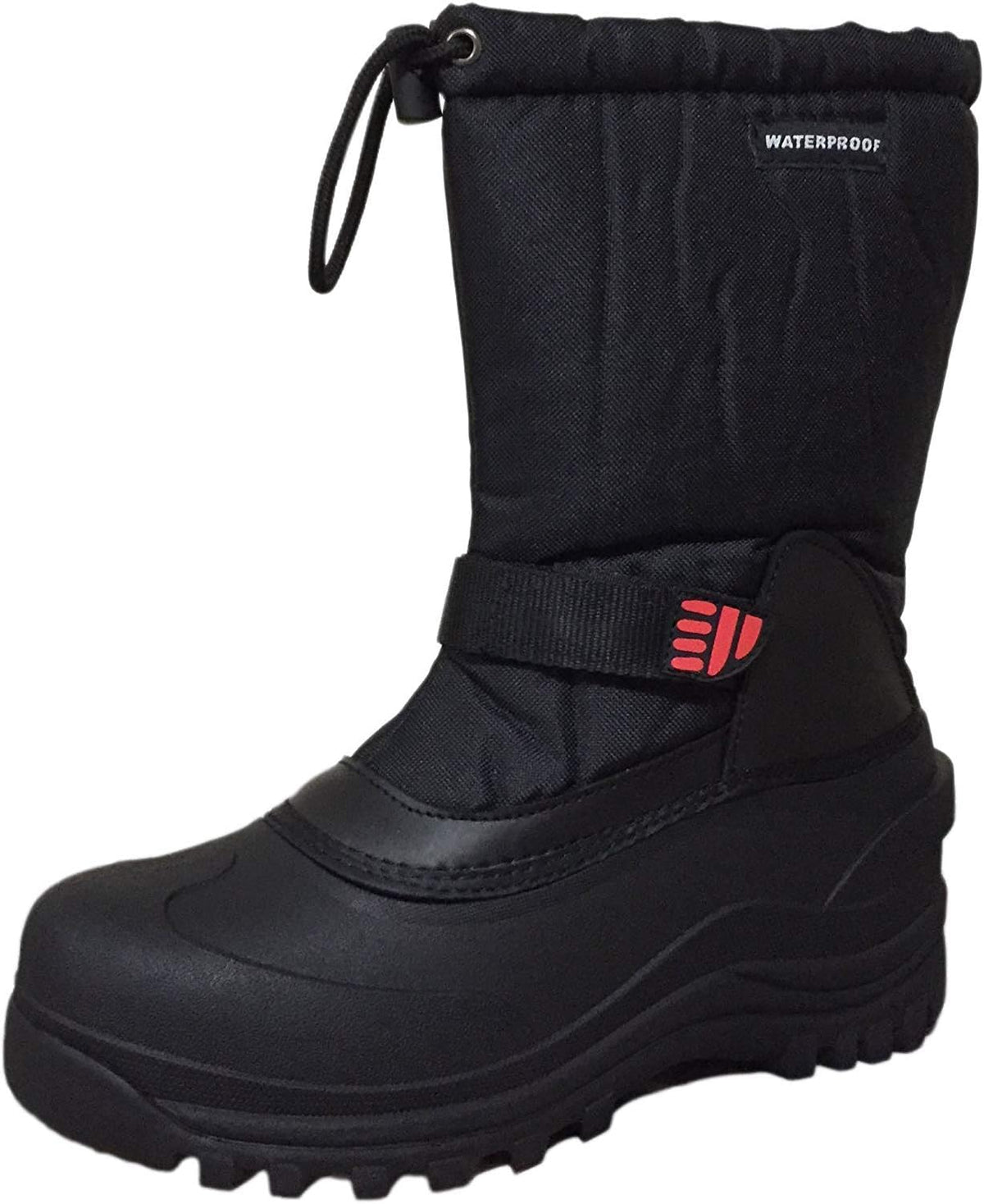 Men's Waterproof Snow Boots – Insulated Winter Boots with Rubber Grip Sole & Drawcord, EU 39–46 – Zipari