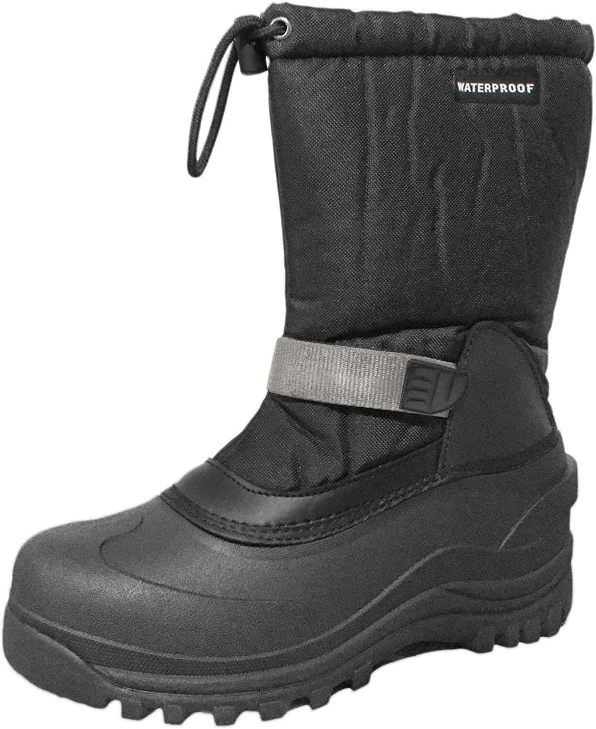 Men's Waterproof Snow Boots – Insulated Winter Boots with Rubber Grip Sole & Drawcord, EU 39–46 – Zipari