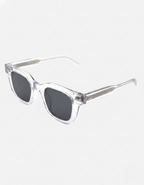 Norvin | Square Sunglasses for Men - Transparent Acetate Frame Tinted Regular Summer Fit-Men's Sunglasses-Transparant-Camoufit