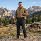 Norvin | Cargo Pants for Men - Water Resistant Stretch Multi Pocket Fit-Tactical Cargo Pants-Black-S-Camoufit